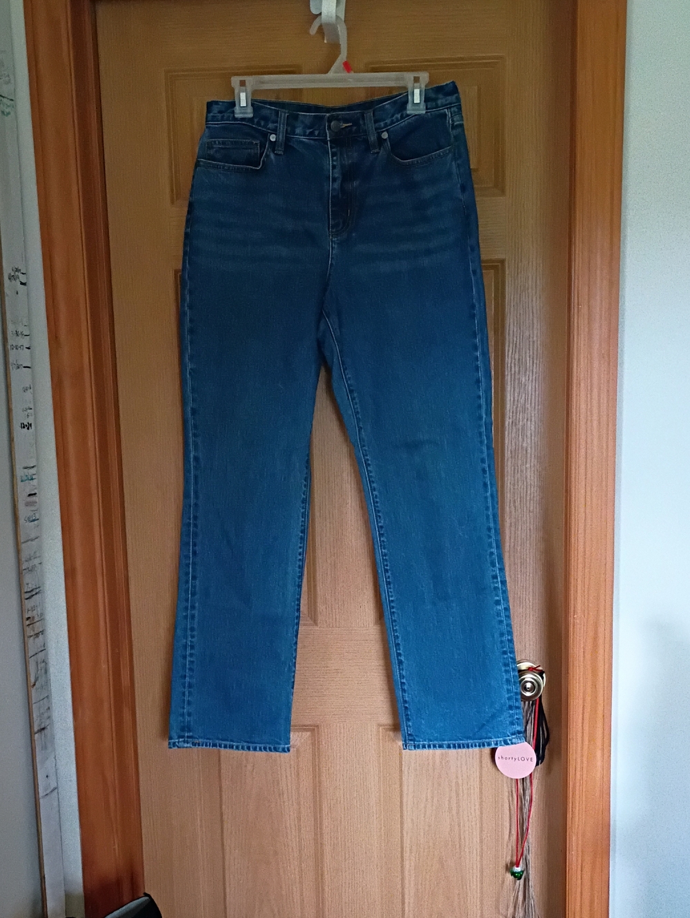 Lands End High Rise Straight Jeans